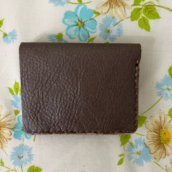 Handmade Genuine Leather Wallet - Picture 2 of 5